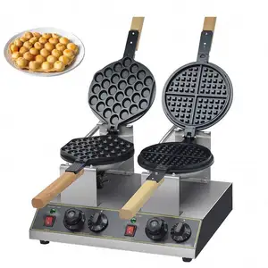 Produttore di prezzi di fabbrica fornitore macchina per waffle a sfera d'uovo 3 in 1 per la colazione piatti per cialde