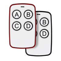 Télécommande universelle sans fil RF à 4 boutons, clonable, 315 MHz, automatique, avec boîtier métallique pour lampes, portails roulants et garages