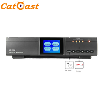 Peralatan Ringkas 4 Jalur HD MI Encoder Modulator Konverter RF untuk TV Kabel