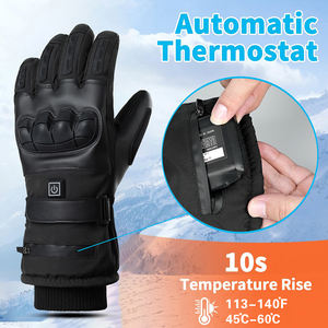 قفازات كهربائية مخصصة قابلة لإعادة الشحن مقاومة للماء للشتاء تعمل باللمس للتزلج والسباقات والرياضات الأخرى - Product Image 3
