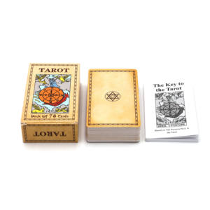 Vente en gros de 700 styles or doré bords intérieur adulte jouer amusant jeu de société divinatoire <span class=keywords><strong>quotidien</strong></span> <span class=keywords><strong>Oracle</strong></span> cartes Tarot jeu de cartes - Product Image 6