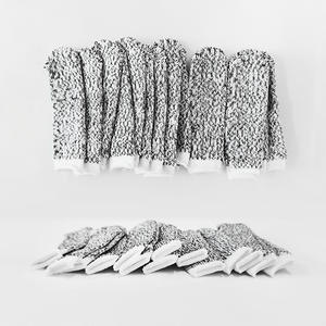 Guantes de punto resistentes a cortes de nivel 5 para las industrias de la construcción y la matanza, material HPPE sin recubrimiento, resistentes a desgarros - Product Image 5