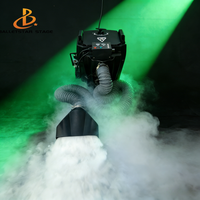 Machine à fumée à faible altitude pour mariage ou scène de DJ, équipement d'ambiance, 3500W, 10L, machine à glace carbonique