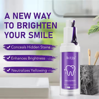 Grande Promotion Dentifrice Herbal Bio Violet 30ml pour Blanchir les Dents Saveur Menthe Fraîche Nettoyage Profond Format Voyage pour Usage Domestique