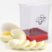 Coupe-fruits et légumes rapide, coupe-œufs, bananes, fraises, gadget de cuisine manuel portable en acier inoxydable
