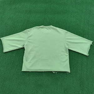 남성용 면 티셔츠 크롭 반팔 스트리트웨어 티 남여 공용 상의 빈티지 산성 세척 Y2K 의류 박시 핏 티셔츠 - Product Image 2