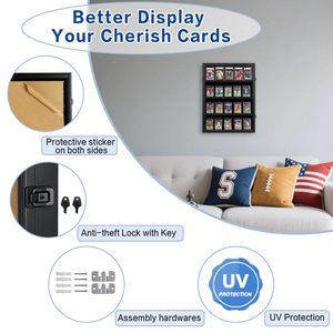 Thẻ Thể Thao Hộp Hiển Thị Cho Bóng Rổ Bóng Đá Hockey Bộ Sưu Tập UV In Thẻ Giao Dịch Tường Hiển Thị Khung - Product Image 3
