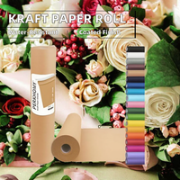 Rouleau de papier spécial kraft brun pour sérigraphie, emballage cadeau, tableaux d'affichage, artisanat, emballage de bouquets de fleurs