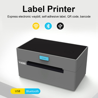 Impresora de etiquetas adhesivas de código de barras de impresión sin tinta de alta calidad Imprimante Thermique Desktop Impresora de etiquetas de envío térmico directo de 4 pulgadas