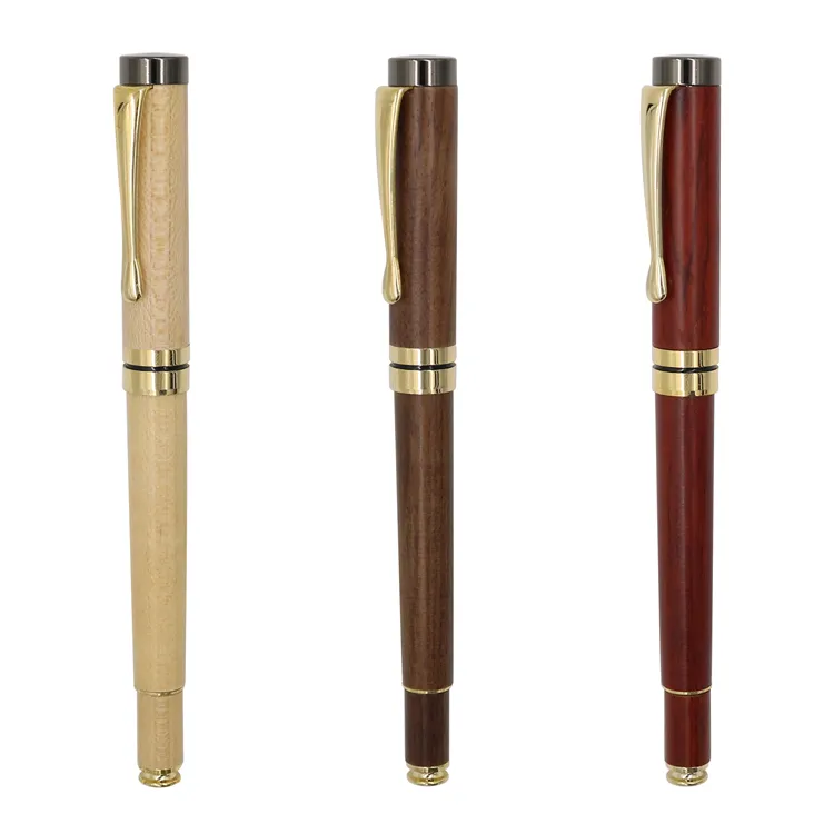 Деловой Подарок Канцелярские товары роскошная деревянная ручка-ролик рекламная деревянная ручка