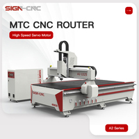 Machine de fraisage CNC pour le bois à broche refroidie par air, haute précision, vitesse accélérée, pour le travail du bois