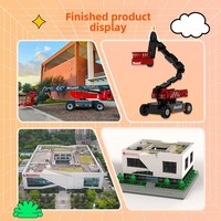 Bloques de Construcción Corporativos Personalizados, Estilo Moderno, Arquitectura DIY, Modelo Personalizado, Diseño de Imagen, Material ABS, Hecho en China, Alta Calidad
