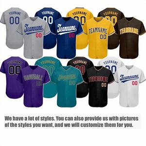 Jersey viola maglie in bianco produttore cucite all'ingrosso Unisex personalizzato personalizzato personalizzato da uomo leggero abbigliamento da Baseball - Product Image 2