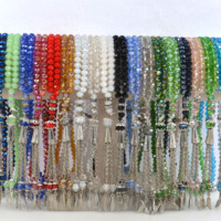 2025 cristal Dubai chaîne musulman cristal prière perles chapelet collier