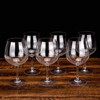 Verres à vin incassables de 12,5 onces en plastique acrylique avec pied