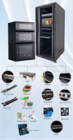 Armoire de serveur sur pied KICO 42U 800x1000, armoire pour câbles Ethernet, équipement de télécommunication, armoire de centre de données