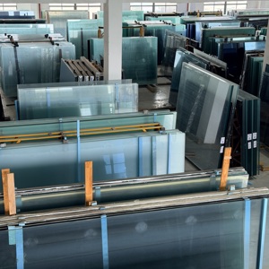 Double 8mm Clear Glass Sandwich 0.38mm Liquid <b>Glue</b> And 1.14mm PVB Interlayer Laminated Safety Glass For Indoor Construction Use - Product Image 2