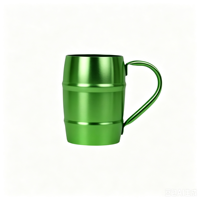 Chope à bière en aluminium de 650 ml, chope à bière en métal personnalisée pour le festival de la bière d'Oktoberfest
