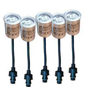 1.5W RVB encastré 12V garde-corps en verre lumières LED lumières de pont extérieur étanche pour marches escalier patio <span class=keywords><strong>piscine</strong></span> <span class=keywords><strong>Kit</strong></span> d'éclairage de pont - Product Image 3