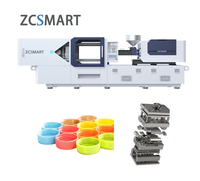 Machine de moulage par injection électrique horizontale automatique pour bouchons de bouteilles, moteur et pompe pour produits plastiques PP/ABS/PC de haute performance