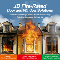 Ventanas Plegables de Madera Revestidas de Aluminio Resistentes al Fuego con Vidrio Low-E, Aislamiento Térmico, Calificadas por Energy Star para Uso en Hoteles y Exteriores