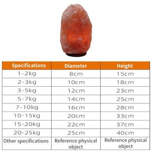 Lampe de chevet en cristal de sel rose de l'Himalaya naturel pour entreprises – Vente en gros - Product Image 3
