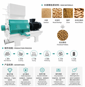 Ligne complète de fabrication de granulés de <span class=keywords><strong>bois</strong></span> |   <span class=keywords><strong>Bois</strong></span>, paille, sciure de <span class=keywords><strong>bois</strong></span> transformés en granulés - Product Image 4