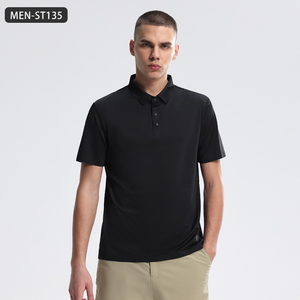 Polo d'extérieur à séchage rapide pour homme | Urban Commute Hiking Trekking Athletic Top | Respirant résistant aux plis décontracté à manches courtes - Product Image 3