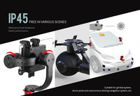 Motor de cardán GL60 KV25 CubeMars Rushless: Motor FOC de 24V con eje hueco de 20mm, impermeable IP45 para LiDAR y cardán de cámara profesional