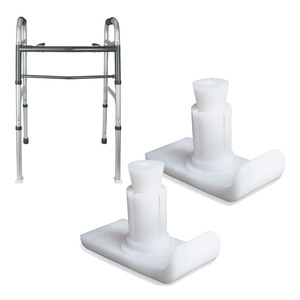 Support universel antidérapant blanc Foshan Dusen Walker Ski Gliders pour aides à la marche pour personnes âgées - Product Image 3