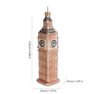 Adorno Navideño Personalizado con Paisaje Urbano de París, <span class=keywords><strong>Torre</strong></span> Eiffel, Adornos de Cristal Navideños, Big Ben, Decoración Navideña Colgante - Product Image 4