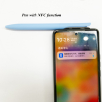 Bolígrafo Retráctil de Plástico de 0.5mm con Cuerpo Deportivo para Escritura, con Logotipo Personalizado, Accesorios de Oficina Ejecutiva, Bolígrafo NFC
