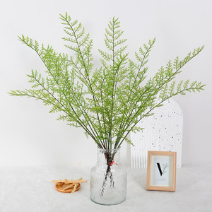 Flower Delight - Bambú Artificial Wenchang de 66 cm, Follaje Verde, Decoración para Bodas y Hogar - Product Image 1