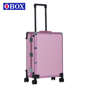 Trousse de maquillage Obox avec miroir éclairé rose et noir, extensible, organiseur cosmétique professionnel pour rangement à domicile - Product Image 4