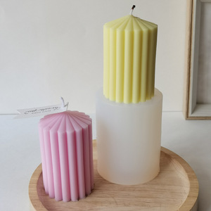 Eco-Friendly Easy Release Soft Silicone Non-Toxic Heat Resistant DIY <strong>Resin</strong> Molds <strong>Strips</strong> Tapered Cylinder Candle Making Molds - Product Image 6