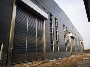 Porte Sezionali Industriali Moderne Isolate Termicamente, Porte a Saracinesca in Lega di Alluminio ad Alta Velocità per Uso Intensivo - Product Image 5