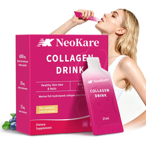 Collagène marin liquide OEM ODM, complément beauté pour éclaircir et hydrater la peau, saveurs personnalisées pour adultes - Product Image 1