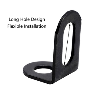 Supports d'angle en acier inoxydable en forme de L, plaques de <span class=keywords><strong>fixation</strong></span> métalliques à angle droit de 90 degrés avec 2 trous de montage pour meubles domestiques - Product Image 3