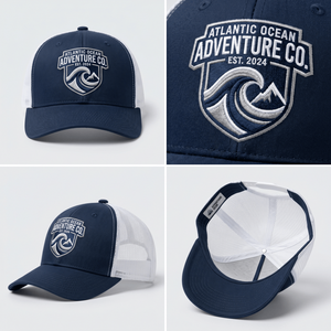 <span class=keywords><strong>Casquette</strong></span> Trucker de Marque Vibrante pour Sports d'Hiver Extrêmes : Surf, Skate, Snowboard, Station de Ski, Hôtel de Montagne - Product Image 2