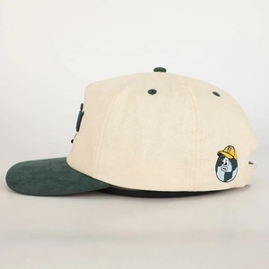 Custom Embroidery Logo Sporty Mens <b>Women</b> Golf 5 Panel Sports Waterproof Fruit High Quality Hat Beige Cotton Outdoor Baseball <b>Cap</b> - Product Image 3