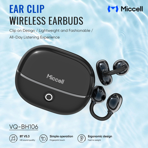 Miccell alla moda stereo Clip-on auricolare tws auricolari da gioco a bassa latenza suono HiFi cuffie per smart phone - Product Image 2