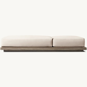 Nuevos muebles superventas al aire libre estilo conciso cama <span class=keywords><strong>de</strong></span> teca para dormir al aire libre Sunshine Beach piscina cama tumbada - Product Image 4