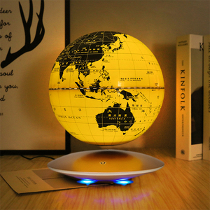 Home Decoration Luminescent Vivid Available Anti Gravity Flying UFO Base <b>Touch</b> Control Magnetic Floating Globe - Product Image 2