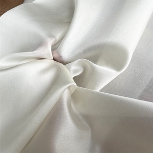 Hochwertige steife Seiden gaze 12MM Seiden organza Satin aus weißer Seide für Hochzeits kleid - Product Image 3