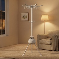 Sèche-linge portable ventilé, automatique, électrique, avec minuterie, pliable, pour la maison et les camping-cars