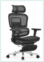 Chaise de bureau ergonomique pivotante à dossier haut avec accoudoirs 4D robustes, chaise de jeu en maille pour ordinateur, en promotion