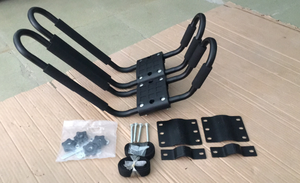 2 Cái Xuồng Thuyền Kayak Rack Xe SUV Top Roof, Núi Carrier J Cross Ván Lướt Sóng Bar, Phổ Quát 1 Cặp J-bar Khung Trên Tầng Thượng - Product Image 6