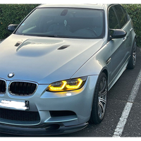 JY para BMW Serie 3 E92 E93 M3 2007-10, Conjunto de Faros Delanteros LED Modificados, Luz de Circulación Diurna de Doble Color, Plug&Play, Faro Delantero E92