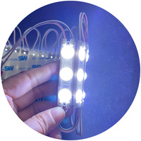 Module LED d'injection 3 LED haute luminosité 12V IP65 1.2W 1.5W pour enseignes lumineuses et caissons lumineux
