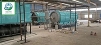 Aucun pneu de rebut d'usine de pyrolyse par lots de pollution au mazout